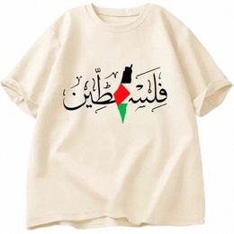 tshirt Women Palestine Plus Size Cott Name Palestinian Map Men T Shirt Cott Tee Top Gaza Tshirts Fi T-Shirt Clothes N20w#