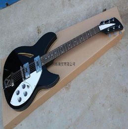 New arrival rickedbacker electric guitar hollow small rocker black Colour gift 151141418