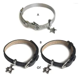 Link Bracelets Sweet Girls Star Pendant Punk Cool Pentagram Bangle Bracelet For Women Party Club Fashion Drop