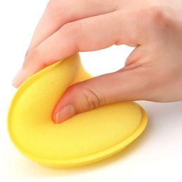10pcs Car Round Waxing Polish Sponges High Density Foam Applicator Pads Curing and Polishing Sponges Auto Cleaning Accessories