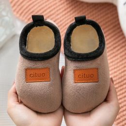 Winter Warm Baby Slippers Toddler Plush Floor Sock Shoes Boys Girl Children Soft Anti-slip Walking Shoes Indoor Home Kids Shoes