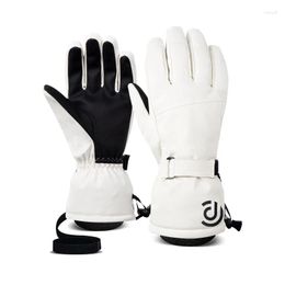 Cycling Gloves Outdoor Winter Uni Family Skiing Women Waterproof Touch Sn Motorcycle Thermal Warm Snow Men Drop Delivery Sports Outdoo Otai2