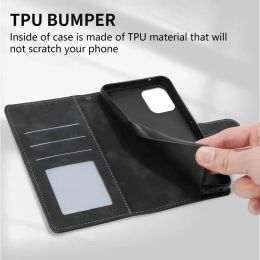 Wallet Card Bracket Magnetic Flip Leather Case For iPhone 15 Pro Max 14 Plus 13 Mini 12 11 SE 2022 2020 X XS XR 8 7 6 6s Cover