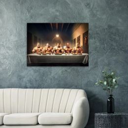 The Last Supper Poster Gym Bodybuilding Poster and Prints Gym Gift Idea Canvas Painting Wall Art Pictures Present For Teen