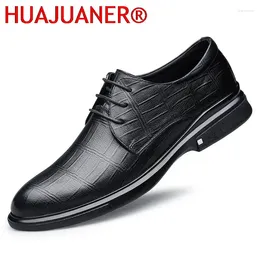 Casual Shoes Men Full Grain Genuine Leather For Brand Oxfords Fashion Luxury Dress Formal Office Big Size 38-48