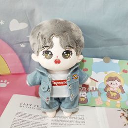 20cm Doll Clothes Accessories Fit Idol Plush Doll's Clothing Sweater Stuffed Toy Outfit for Korea Kpop EXO Super Star Dolls