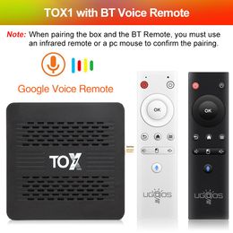 UGOOS Remote Control BT Voice Replacement Air Mouse for AM7 AM6B Plus TOX1 X3 X4 Pro Plus Android TV Box Google Voice TVBox