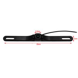 Smartour 180 Degree Fisheye Lens HD Car Rear Front View Reverse Backup Camera License Plate Frame Night Vision