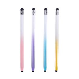 Universal Stylus Pen for Tablet Double Head Silicone Tablet Pen Pencil Replaceable Tips for iPhone iPad for Tablet Android Phone