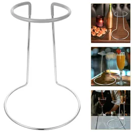 Kitchen Storage Decanter Stand Stemware Desktop Glass Dryer Holder Rack For Restaurant Goblet Bracket