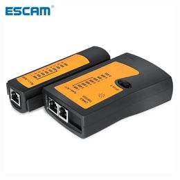 ESCAM RJ45 Cable lan tester Network Cable Tester RJ45 RJ11 RJ12 CAT5 UTP LAN Cable Tester Networking Tool network Repair