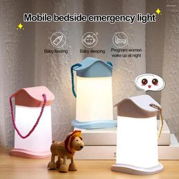 Night Lights LED Light Soft Lighting Dimmable Rechargeable Colour Temperature Adjustable Eye-caring Bedside Lamp Bedroom Supplies