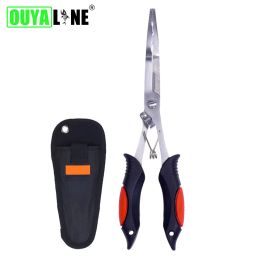 Tools 2023 Multifunctional 420 Stainless Steel Fishing Pliers Line Cutter Knot Scissors Hooks Remover Split Ring Outdoor Fishing Tools