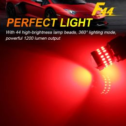 BMTxms 2Pcs LED p21/4w P21/5w Bay15d 1157 BAZ15D Canbus Red Brake Light For Car BAW15D PR21 Stop Tail Lights Auto Driving Lamps