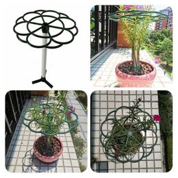 1PCS Garden Plant Support Cage Plie Flower Stand Holder Plastic Green House Orchard Rod Household Bonsai Tool Gardening Supplies 240326