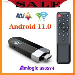 Set Top Box X98 S500 Android 11 TV Stick Amlogic S905Y4 AV1 Quad Core 4K Box 60f Dual Wifi BT Android 11.0 Media Player PK X96S Encryption Dog Q240330