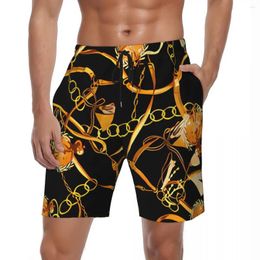 Men's Shorts Men Board Vintage Luxury Graphic Fashion Swim Trunks 3D Printed Cool Quick Dry Sports Oversize Short Pants