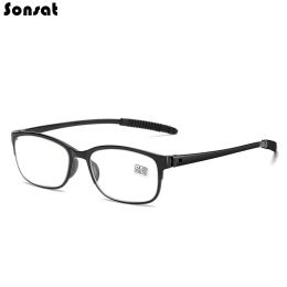 Flexible Reading Glasses Men Women Ultralight Soft Presbyopic Eyeglasses Unisex Eyewear Male Goggle Mirror Spectacle