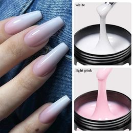 UR SUGAR 150g Nail Extension Gel Transparent Jelly White Light Pink Acrylic French Nail Art UV LED Gel Semi Permanent Manicure 240321