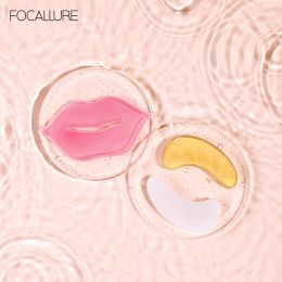 Collagen Crystal Eye Mask Lip Mask Gel Moisturizing Eye Patches For Eye Bags Remove Dark Circles Anti Wrinkle Sleep Eye Pads