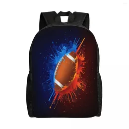 Backpack Unisex Shoulder Casual Hiking Football Ball School Bag Travel Laptop Rucksack