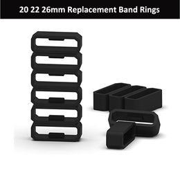 22 20mm For Garmin Fenix 5s 5 Plus Loop Rubber Silicone Smart Watch Band Ring Accessories For Garmin Fenix 6s 6 pro 5splus Loops