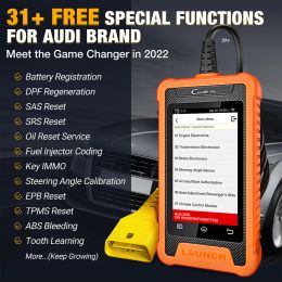 2024 New LAUNCH X431 Elite Full System OBD2 Diagnostic Tool Car Automotive Scanner ECU Coding Active Test Guided Functions