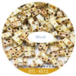 Hot Selling Multicolor Half Tila Beads Japanese Miyuki Imported Seed Beads 5*2.3*1.9mm Picasso Series Beads To Make Bracelets