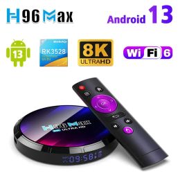 Original Android TV Box H96MAX RK3528 4GB RAM 64GB ROM Android Box Support 2.4G/5.8G WiFi6 BT5.0 4K Video Set Top TV Box