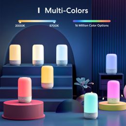 Meross HomeKit Smart Wi-Fi Table Lamp RGBWW Dimmable Touch Control Bedside Night Light Support Alexa Google Home SmartThings