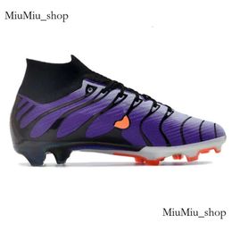 Kids Womens Mens Soccer Shoes PLUS Kylian Mbappe Cleats Su 9 IX Boots Voltage Jade Purple Black Colorway Orange White Sizes 35-45 833