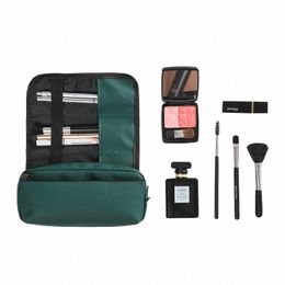 makeup Bag Case For Cosmetics Multi-layer Cosmetic Bag Large-capacity Multi-functi Travel Toiletries Makeup Pouch 18pJ#