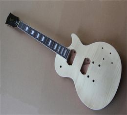 Semifinished electric guitar Mahogany head and body Without any paint No hardware Custom Colours supported8524615