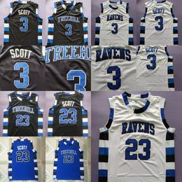 One Tree Hill 23# Lucas Scott 3# Nathan Scott Mens Basketball Jersey Stitched