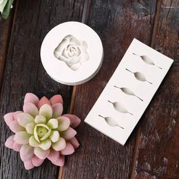 Baking Moulds The Succulents Silicone Mold Fondant Mould Cake Decorating Tool Chocolate Gumpaste Sugarcraft Kitchen Accessories