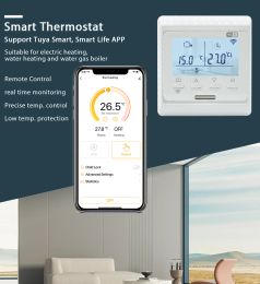 WiFi Heat Floor Programmable Thermostat 220V 16A Electric Home Underfloor Warm Heating Temperature Controller APP Remote Control