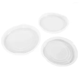 Dinnerware 3 Pcs Stainless Steel Mixing Bowls Anti-splash Cover For Egg Beater Kitchen And Basin Dough Kneading Lid