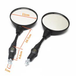 Universal 1 Pair Folding Motorcycle Side Rearview Mirror 10mm for Yamaha Honda Motocross Accessories for Bike Rearview Motor