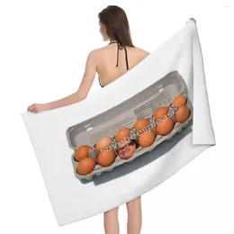 Towel Danny Egg Devito 80x130cm Bath Water-absorbent For Picnic Wedding Gift