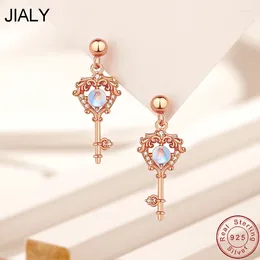 Stud Earrings JIALY European S925 Sterling Silver CZ Fairy Magic For Women Birthday Party Gift Jewellery