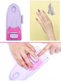 DIY Nail Art Printer Printing Manicure Set Colors Machine Stamper With 6 Metal Pattern Plates Scraper Printing Chart Plate Tool