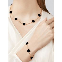 Klassische Marken Halsketten Van Clover Halskette Designer Set vier Blattdesigner Halskette Jewlery Designer für Frauen Charme Choker Designer Schmuck Tochter Geschenk