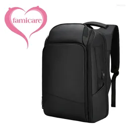 Backpack 2024 Business Computer Men's Travel Large Capacity Waterproof High Quality PVC Fabric Student Shoulders Bag Fashion
