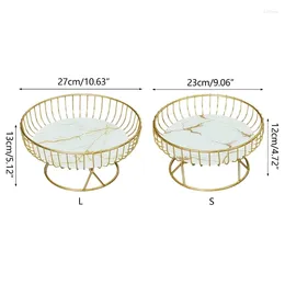 Plates Metal Wire Fruit-Basket Fruit Bowl Modern For Vegetable-Snack