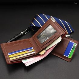 Wallets 2024 Men's Wallet Leather Bifold Slim Fashion /ID Holders And Inserts Coin Purses Luxury Business