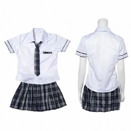 cosplay Student JK Uniform Dr Suit Set Japanese Sailor School Uniform Full Set Girls Costume A-Line Skirt Korean High School 88BJ#