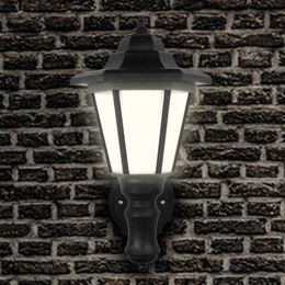 Hexagonal Solar Wall Lights Outdoor Solar LED Lamp Retro Solar Lantern Garden Light Waterproof Street Light Garden Decor