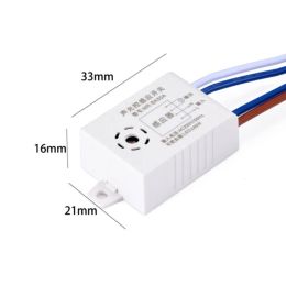 220V Sound Sensor Switch Module Detector Sound Voice Sensor Intelligent Auto On Off Light For Corridor Warehouse Bath Stair