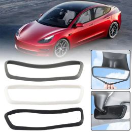 For Tesla Model 3/Y Rear View Mirror Protector Cover Silicone Edge Frame Protect Case Screen Rearview Mirror Protective Cover