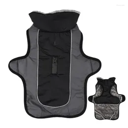 Dog Apparel Cold Weather Coats Warm Winter Jacket Vest Waterproof Snow Clothes Reflective For Large Dogs